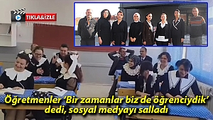 Öğretmenler ‘Bir zamanlar biz de öğrenciydik’ dedi, sosyal medyayı salladı